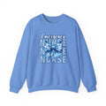 Emergency Nurse Sweatshirt, ER Nurse Blue Bow Shirt, Emergency Room Nurse Gift, RN Sweatshirt, Cute Nurse Apparel, Nursing Gift