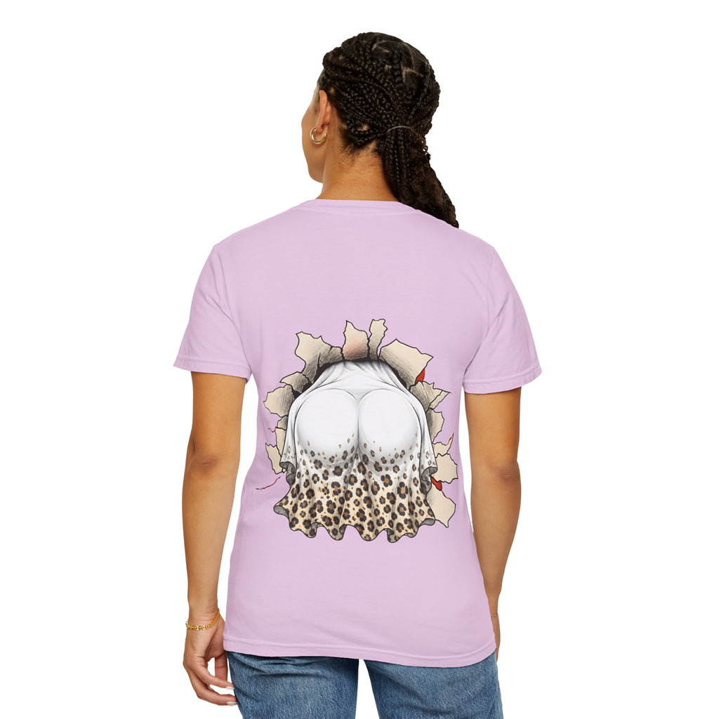 Halloween Gnome T-Shirt Funny Bubblegum Ghost and Leopard Butt Graphic Tee