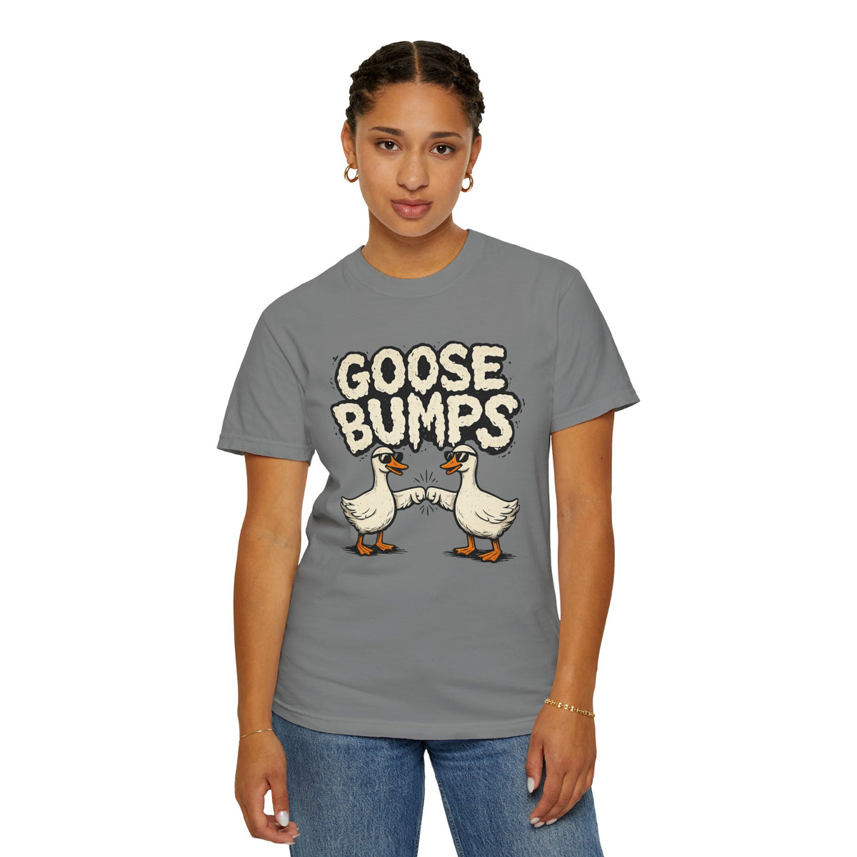 Goose Bumps T Shirt Funny Matching Geese Graphic Tee