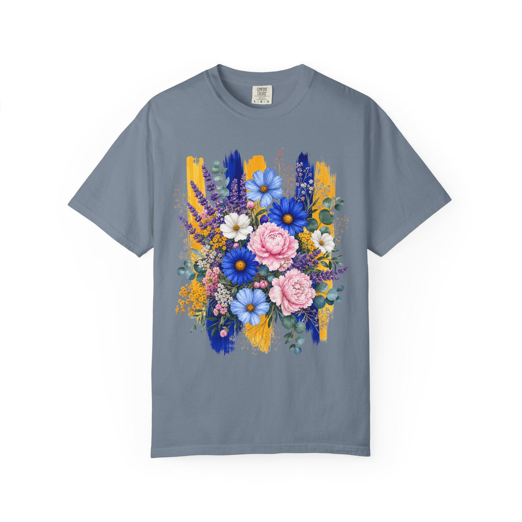 Floral Brushstroke Bouquet T Shirt