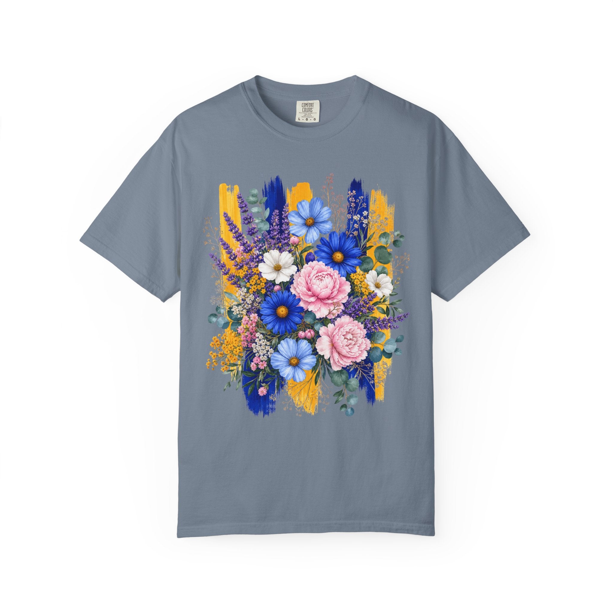 Floral Brushstroke Bouquet T Shirt