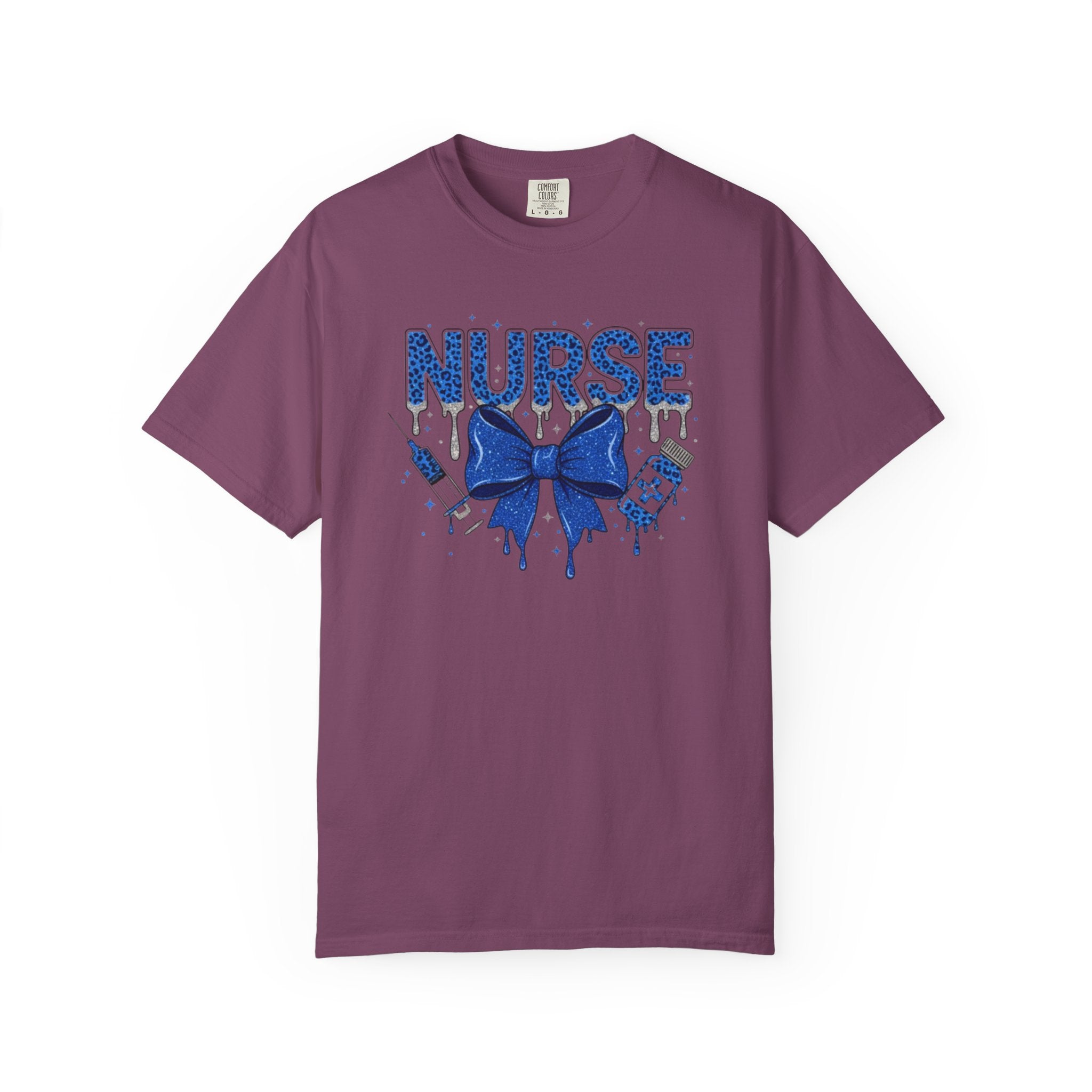 Nurse Blue Ribbon Graphic T Shirt Medical Nurse Appreciation Tee