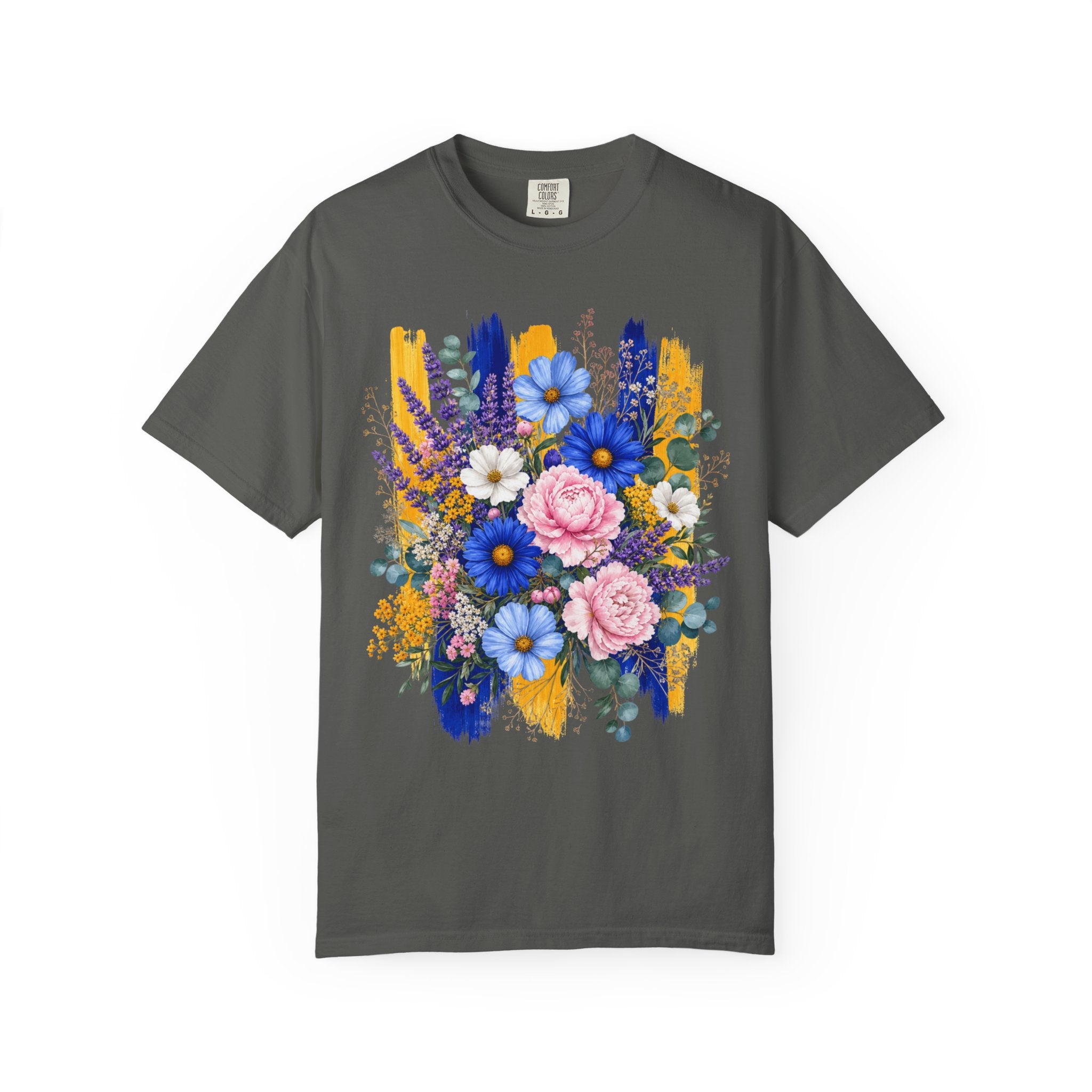 Floral Brushstroke Bouquet T Shirt