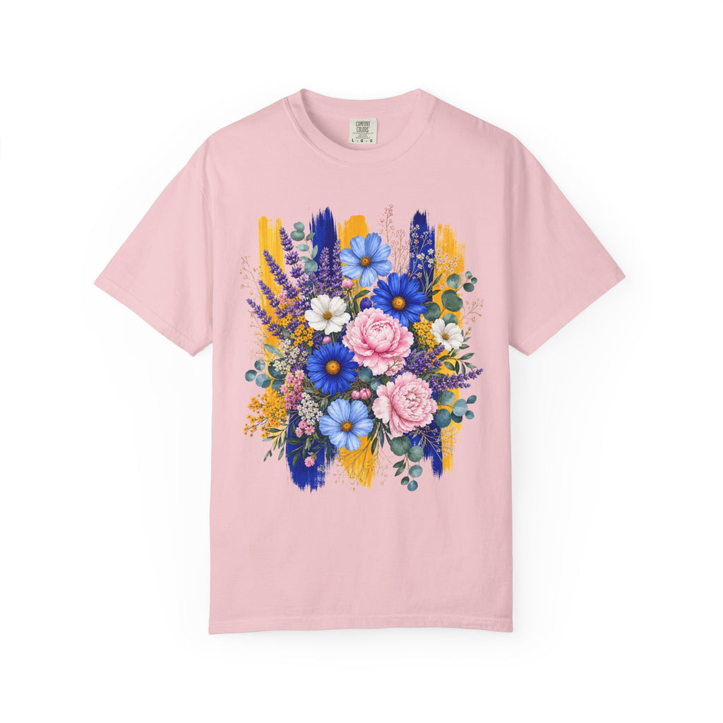 Floral Brushstroke Bouquet T Shirt