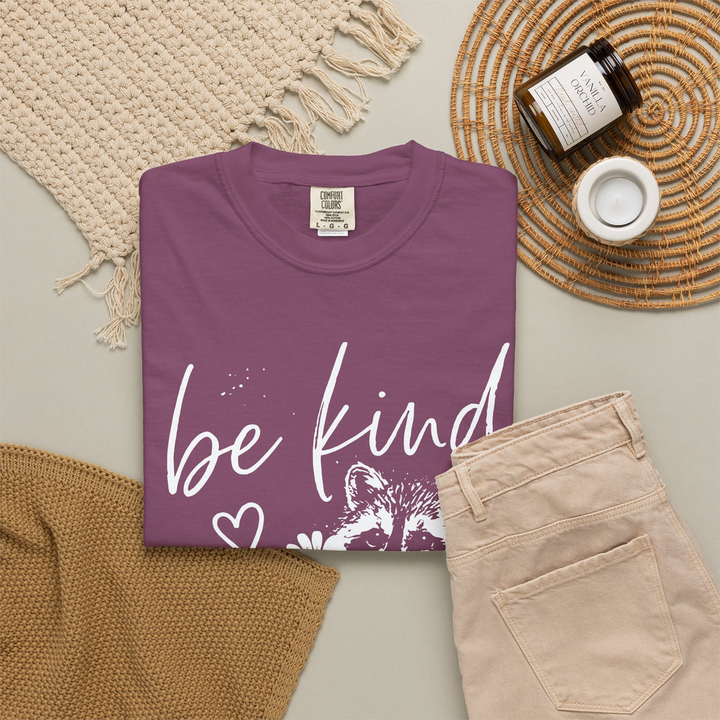 Tee Shirt Be Kind  of Feral Raccoon Graphic Tee