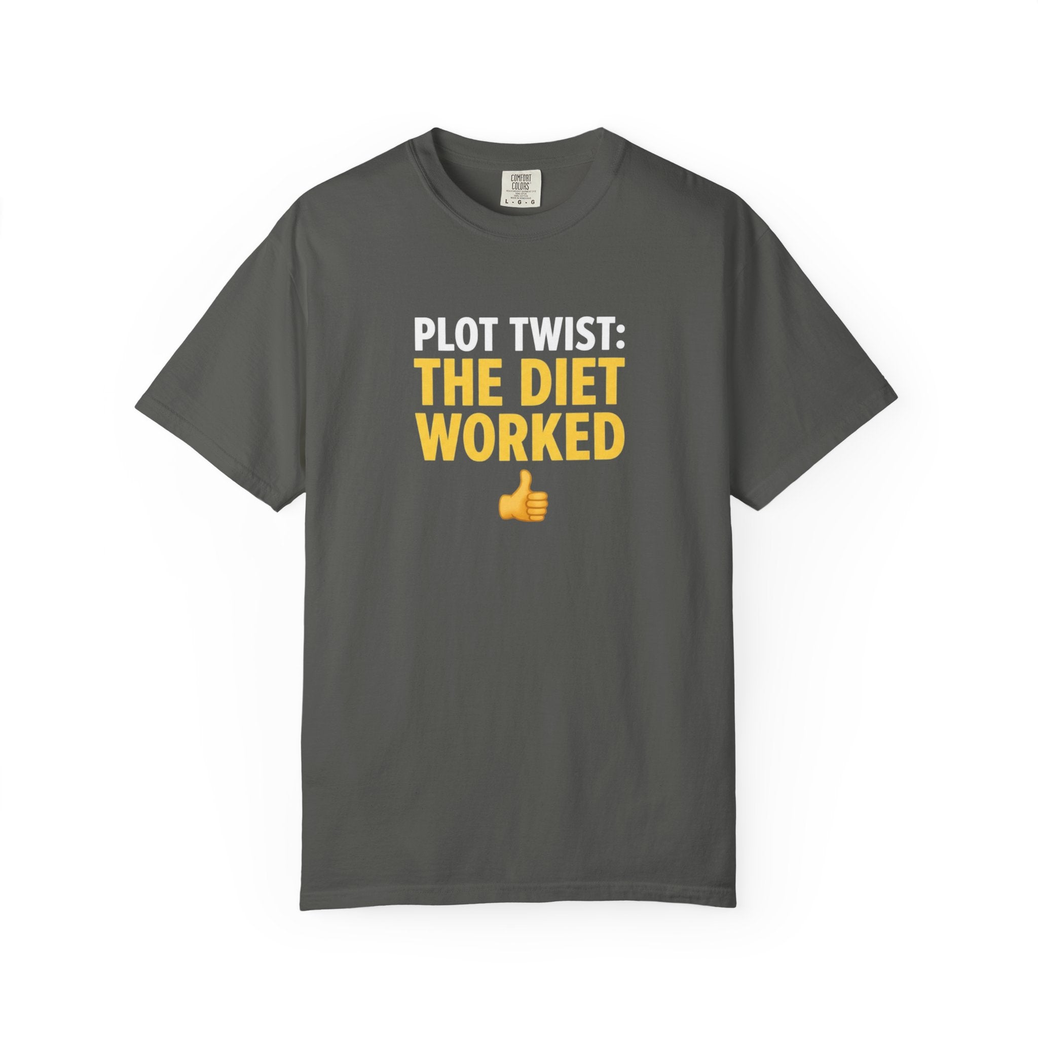 T Shirt The Diet Worked Funny Thumbs-Up Graphic Tee