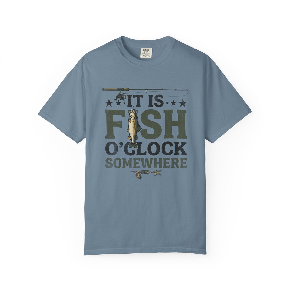It Is Fish O Clock T Shirt Fishing Graphic Tee