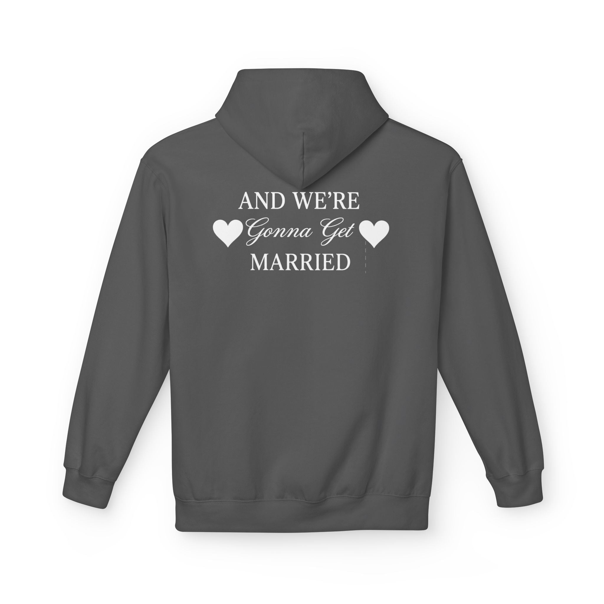 Engaged Couple Hoodie And We're Gonna Get Married Wedding Announcement Pullover