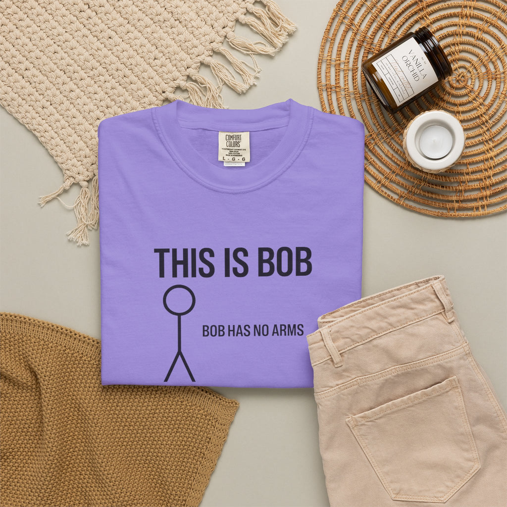 Bob Knock Knock T Shirt Funny Stick Figure This Is Bob Graphic Tee