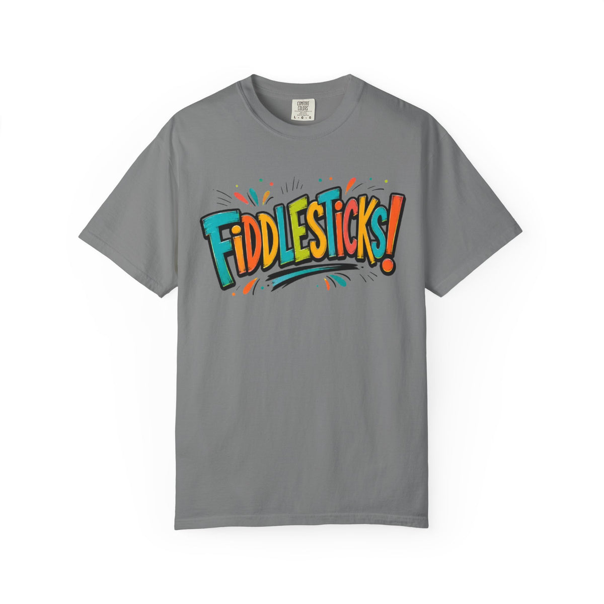 Fiddlesticks Graphic T Shirt Retro Colorful Fun Tee