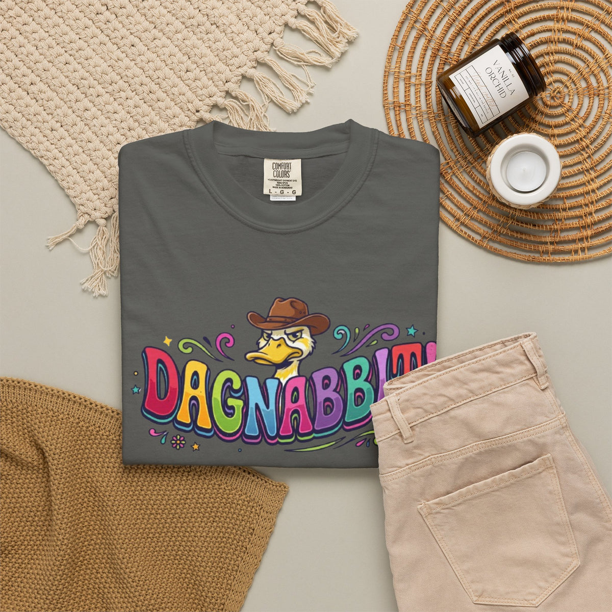 Dagnabbit  Western Duck Graphic T-Shirt