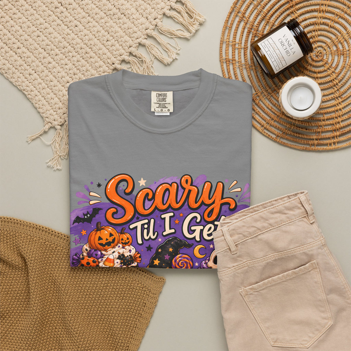 Halloween Coffee T Shirt Scary Til I Get My Coffee