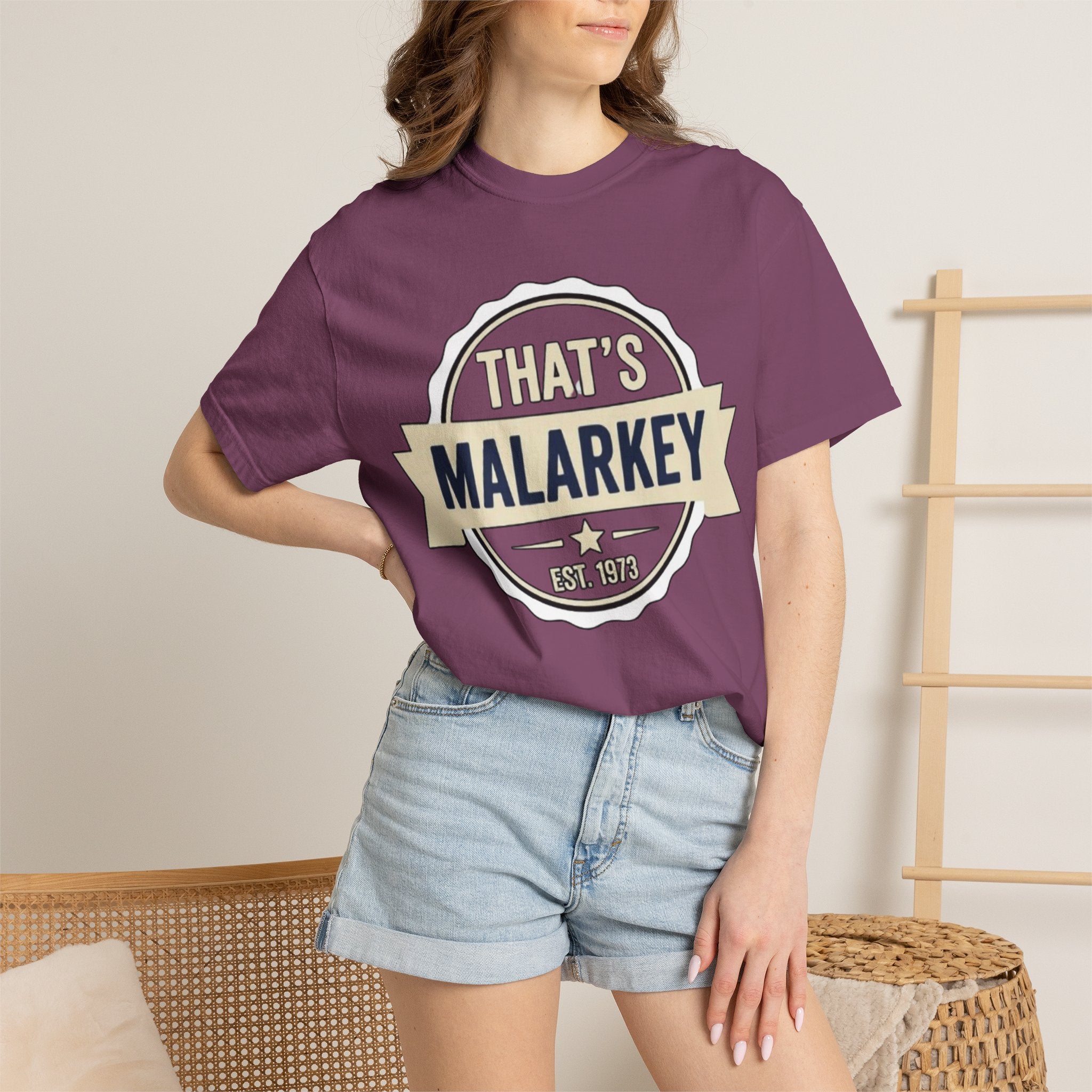That’s Malarkey T-Shirt Vintage Badge Graphic Tee