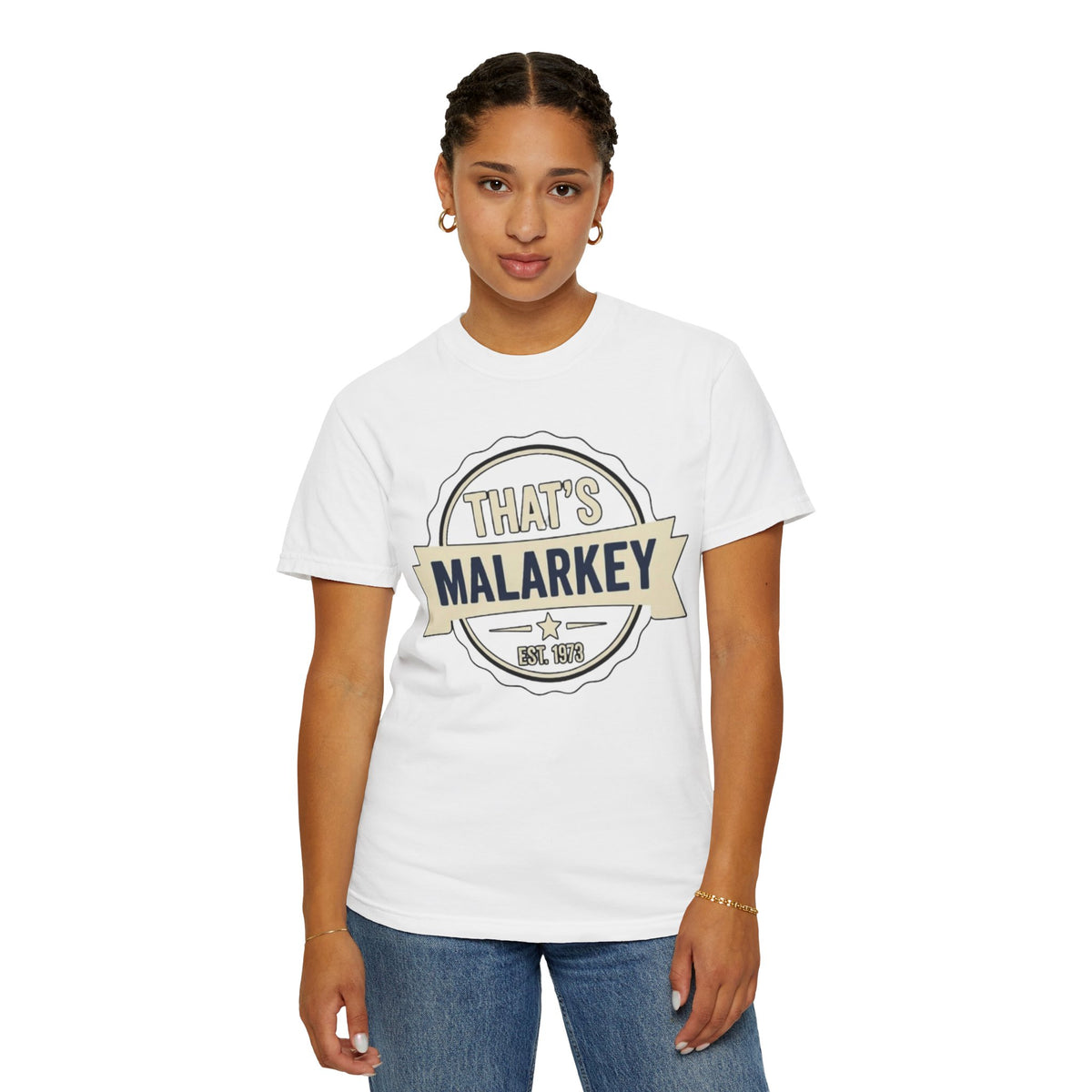 That’s Malarkey T-Shirt Vintage Badge Graphic Tee