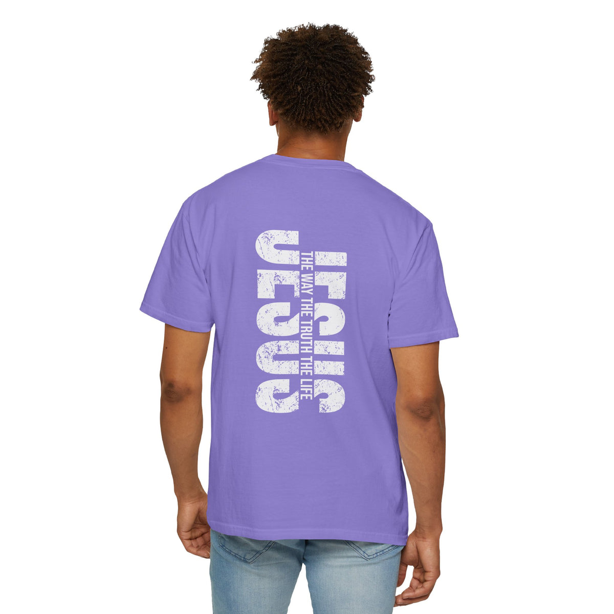 Christian Cross Tee Shirt Jesus Is The Way The Truth The Life Graphic Tee