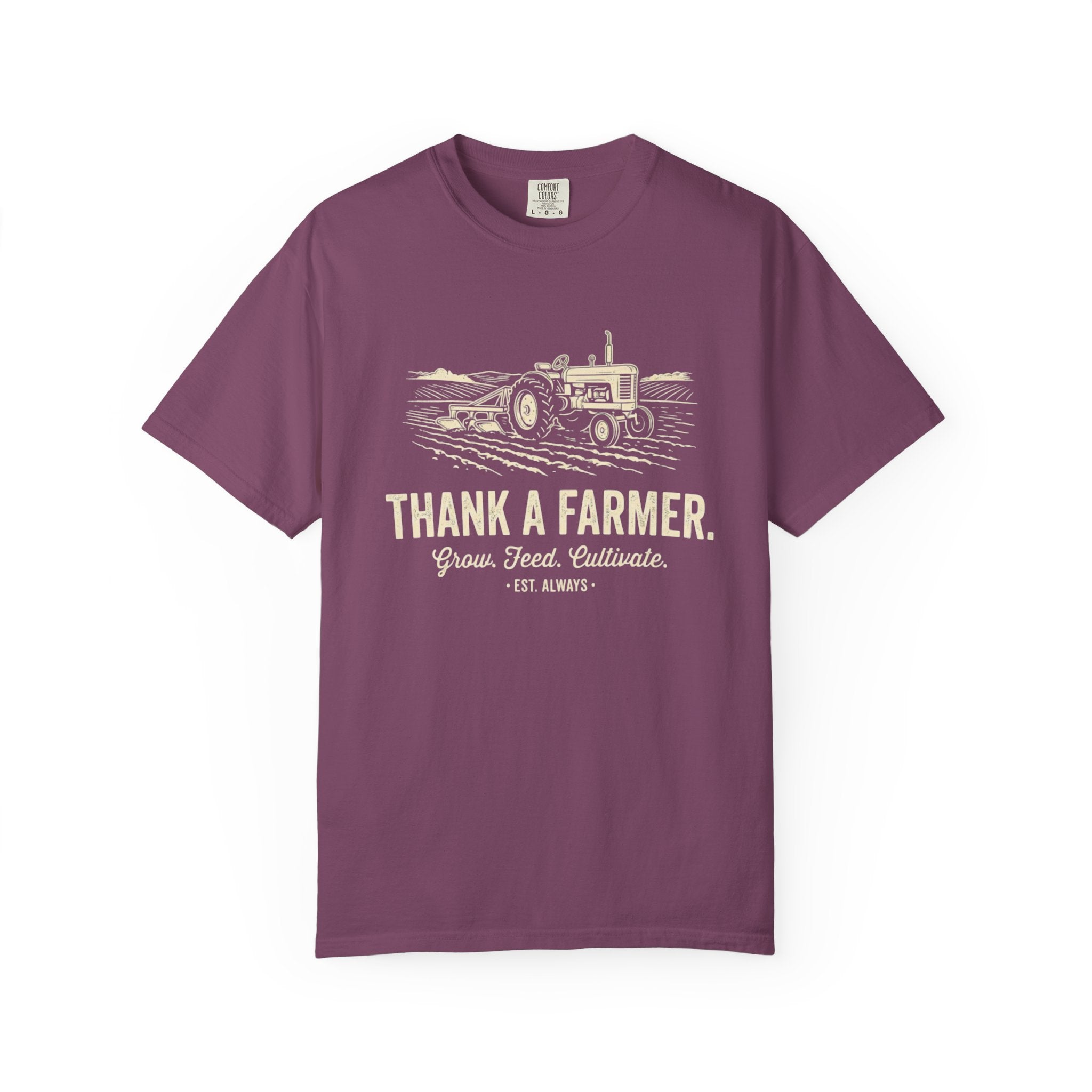 Thank A Farmer Tractor Tee Shirt Thank A Farmer Grow Feed Cultivate