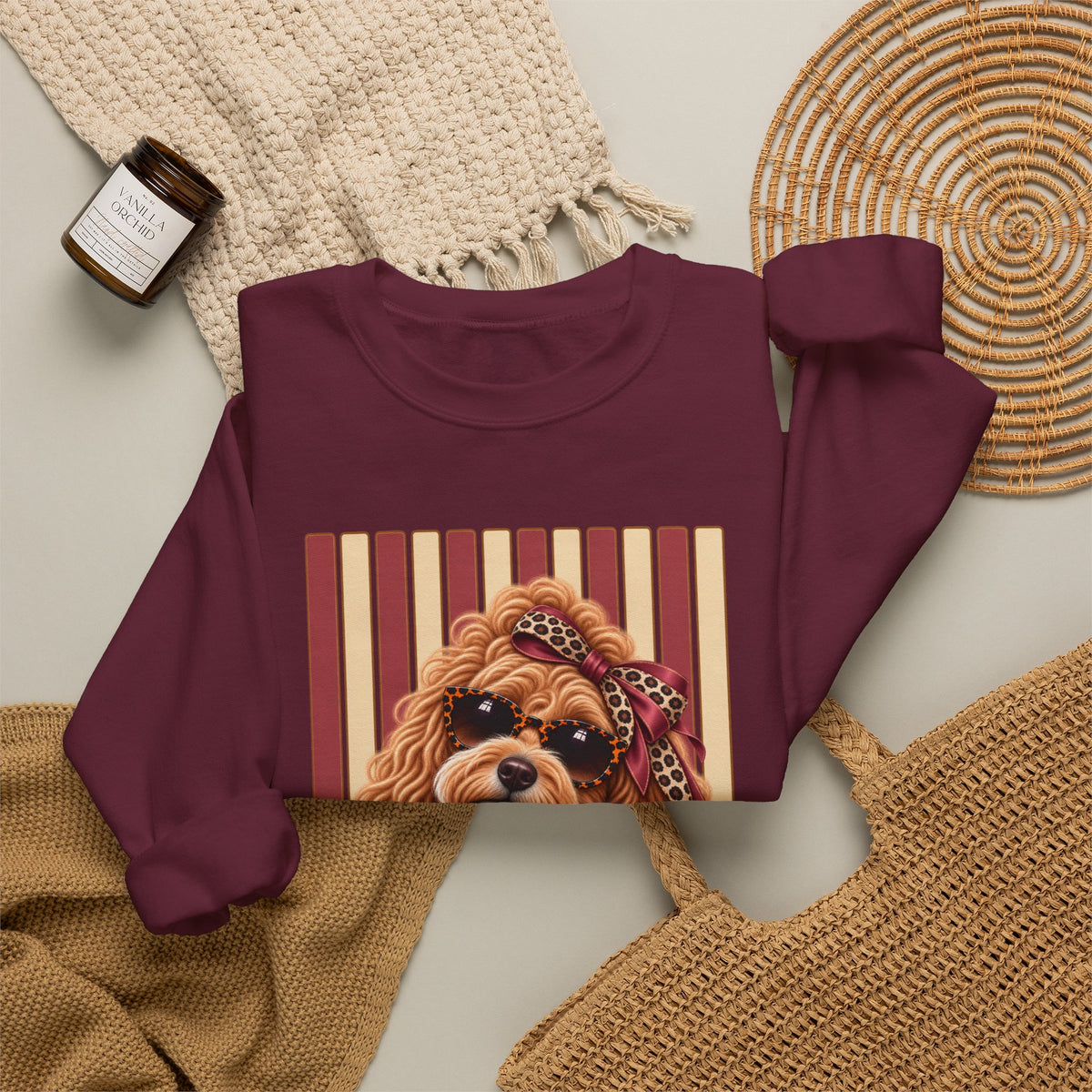 Labradoodle Sweatshirt, Trendy Dog Mom Gift, Sassy Doodle Lover Shirt, Cute Dog Sweatshirt, Artsy Boutique Pet Lover Gift