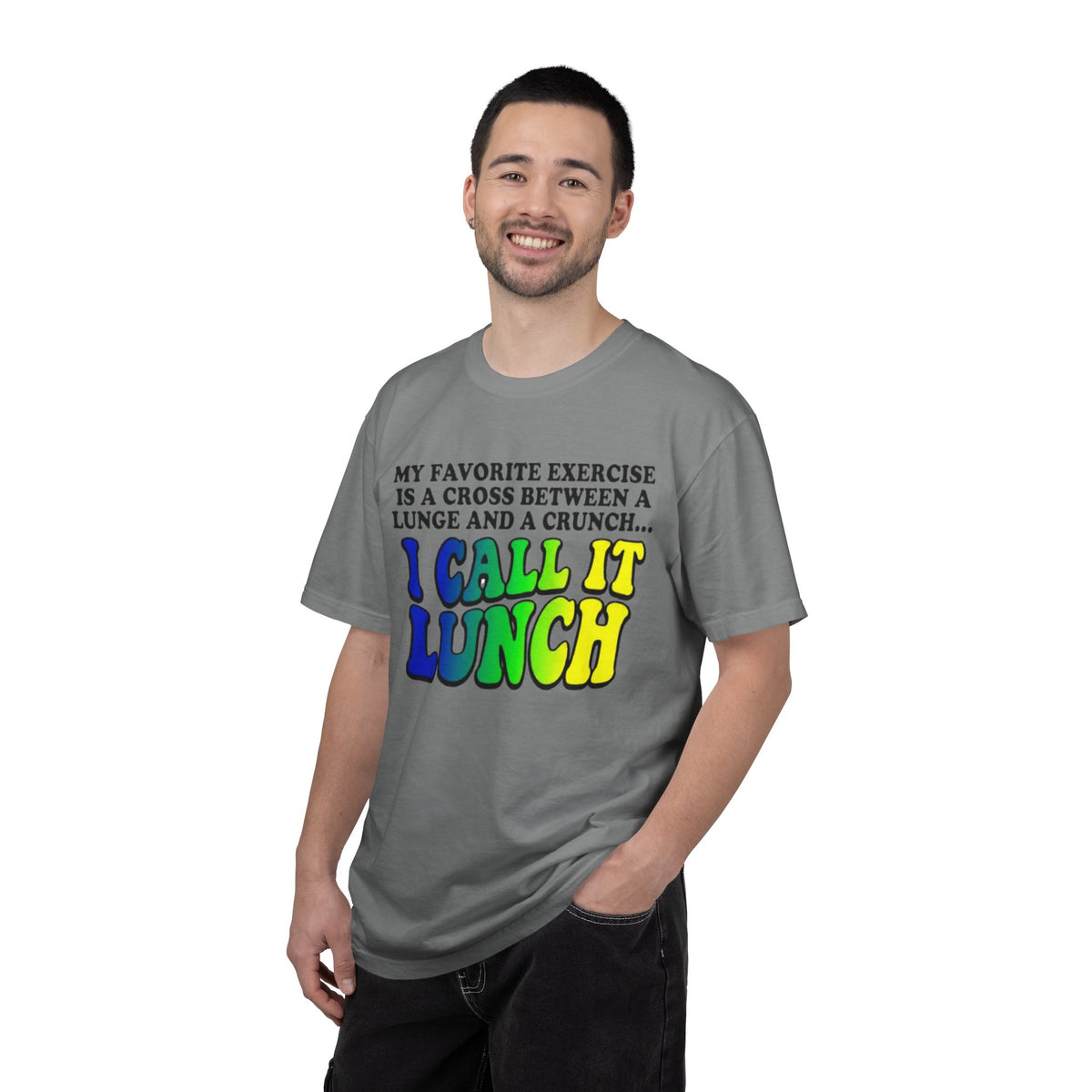 I Call It Lunch T-Shirt Funny Fitness Food Quote Tee