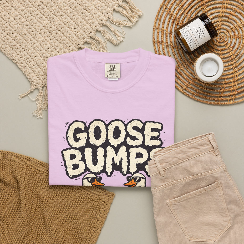 Goose Bumps T Shirt Funny Matching Geese Graphic Tee