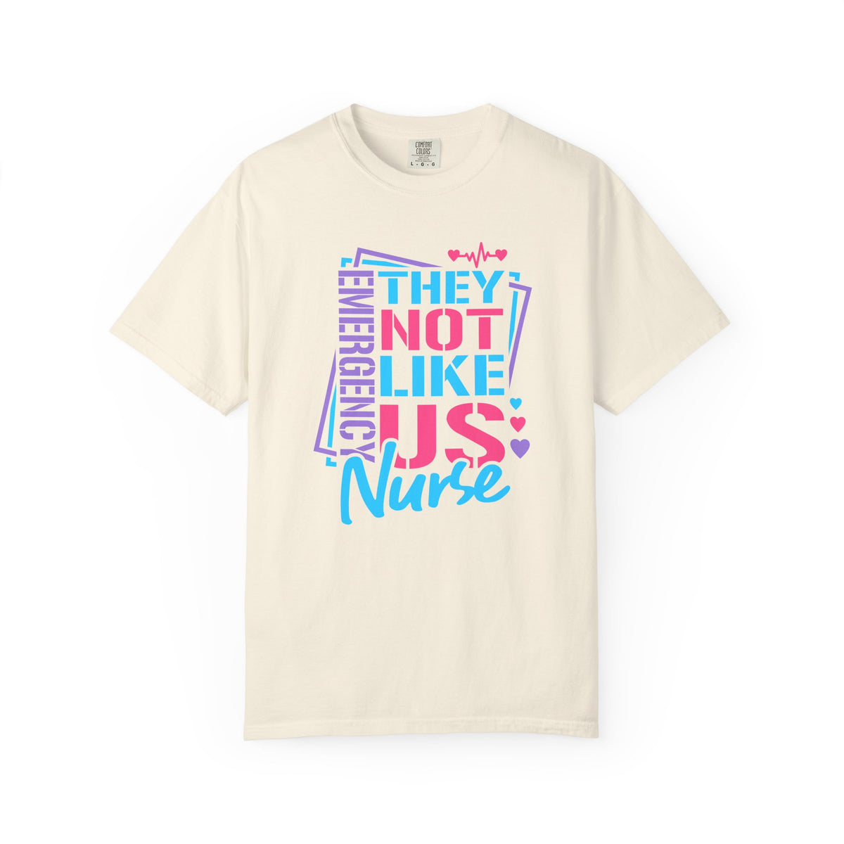 Emergency Nurse Shirt, They Not Like Us Nurse Tee, Funny ER Nurse Gift, Emergency Room Nurse T-Shirt, Healthcare Worker Gift