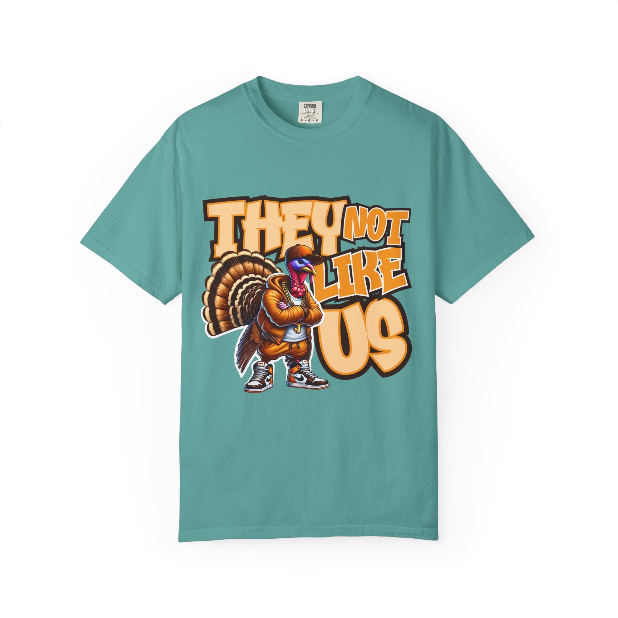 Thanksgiving Turkey Graphic T Shirt They Not Like Us Streetwear Tee