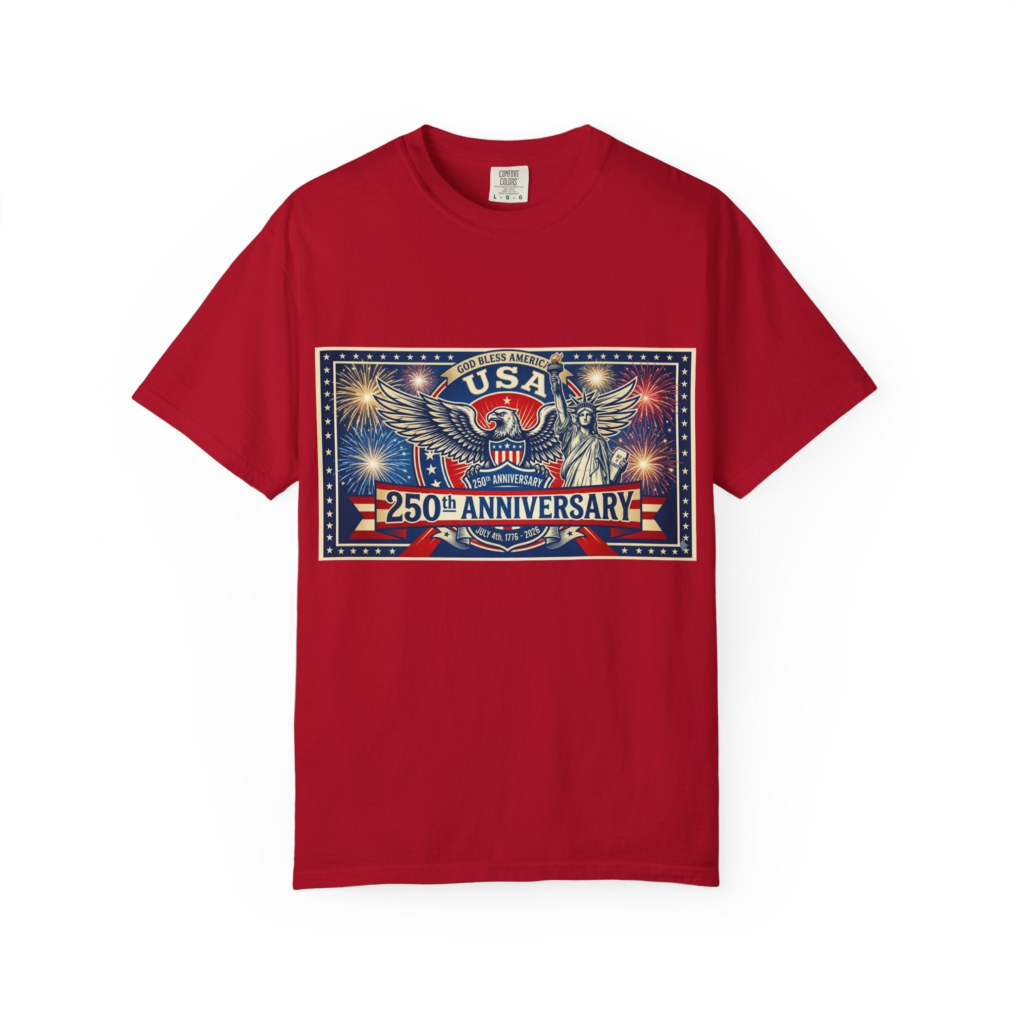 USA Eagle 250th Anniversary T-Shirt | Patriotic Independence Day Design