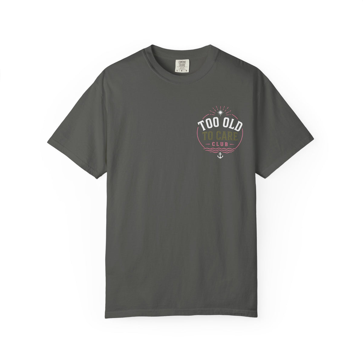 Tee Shirt Too Old to Care Beach Vintage Graphic Tee