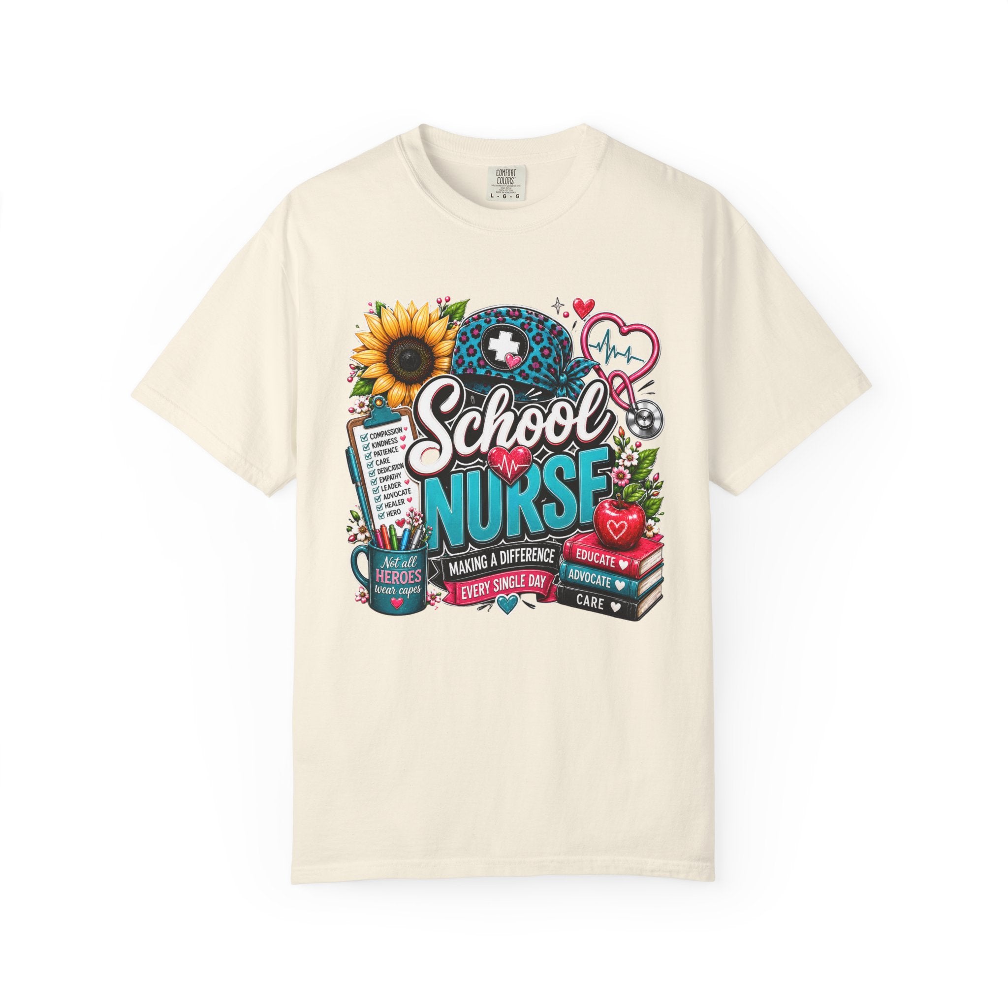 School Nurse T Shirt Making a Difference Graphic Tee
