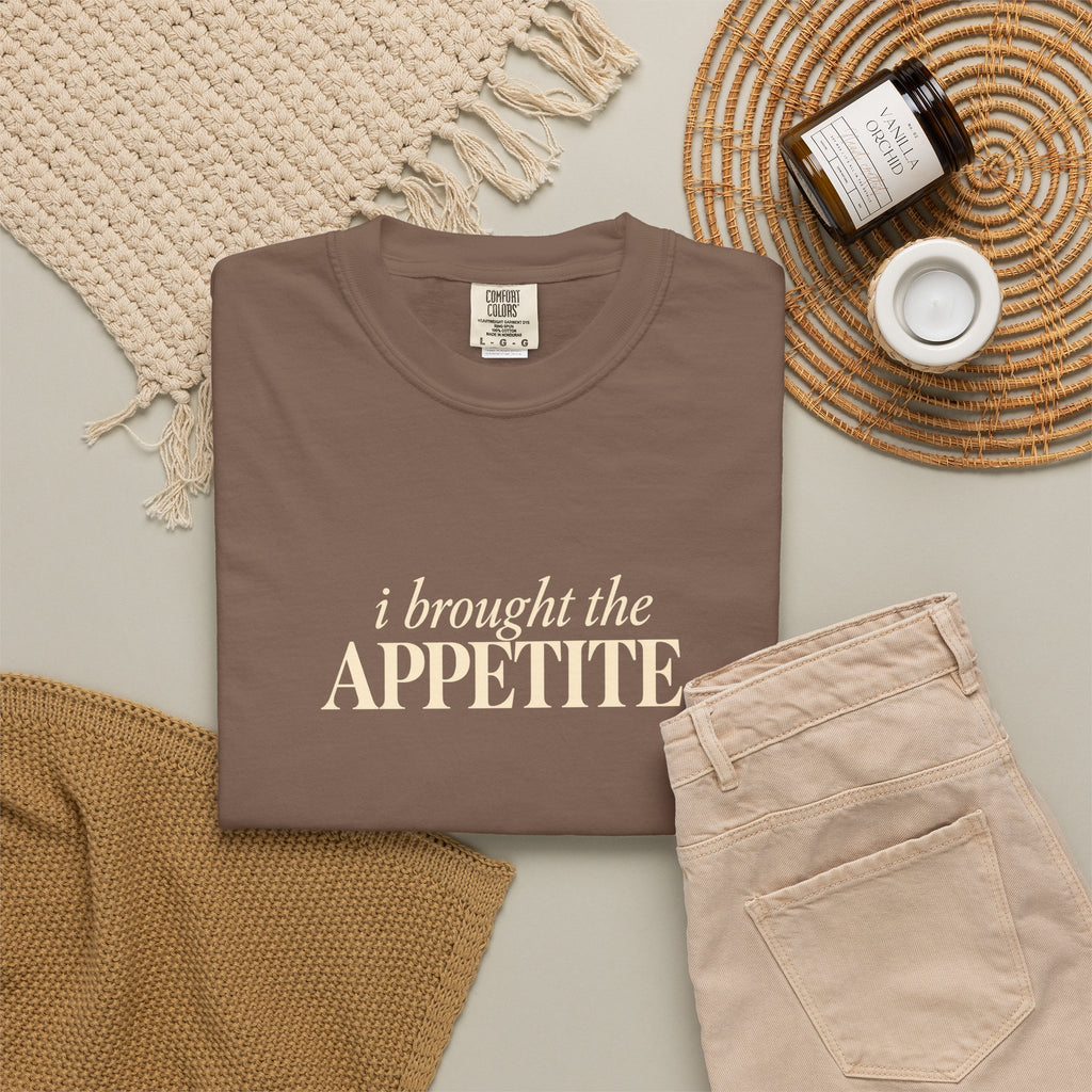 I Brought the Appetite Tee shirt |Thanksgiving Couple Collection