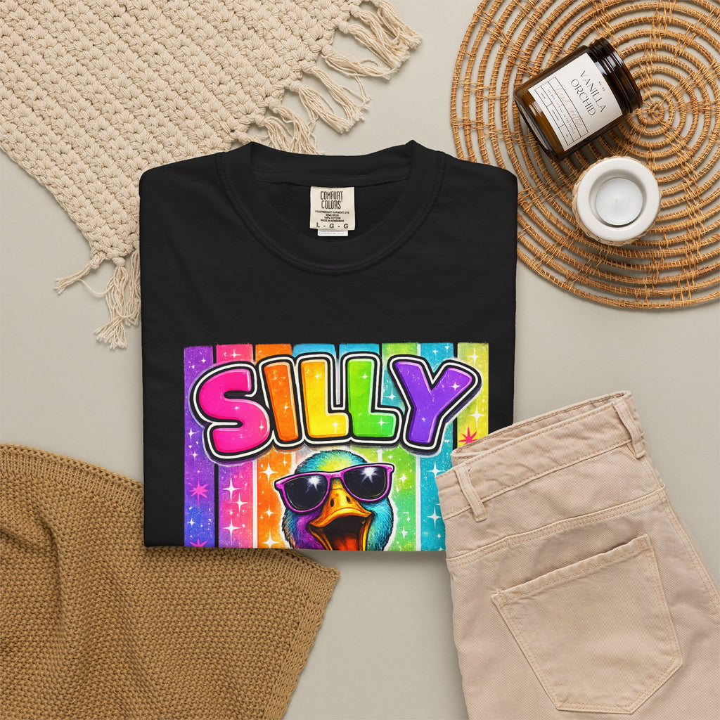 Silly Rainbow Goose T Shirt