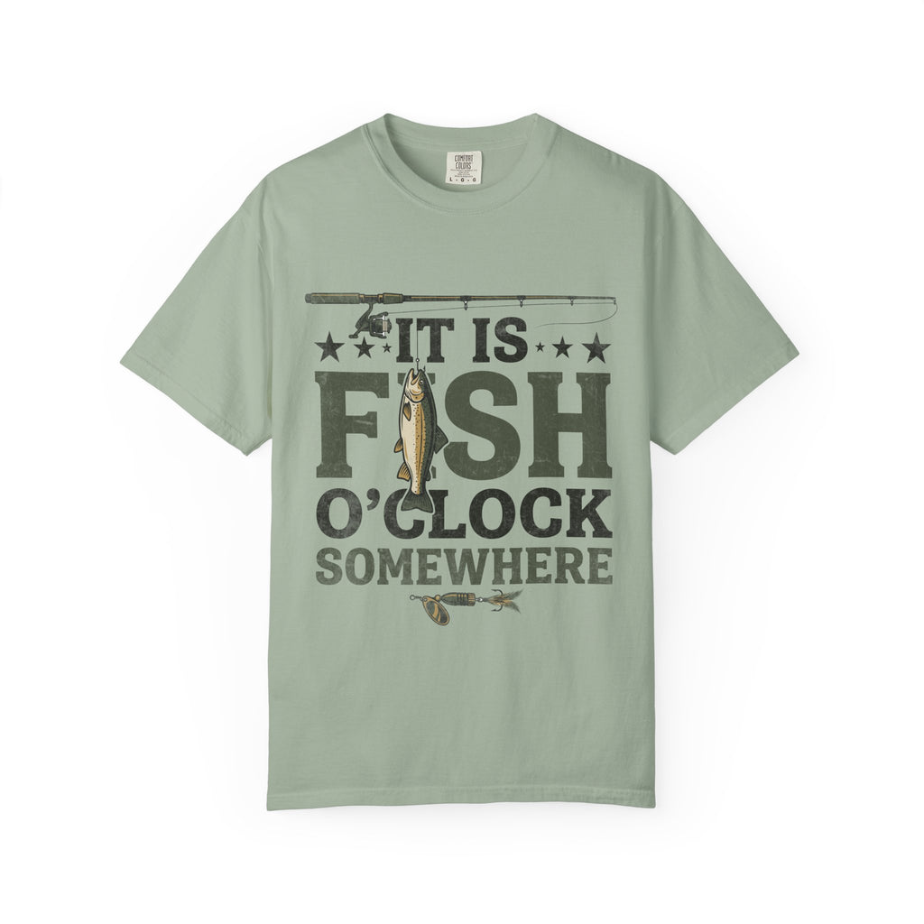 It Is Fish O Clock T Shirt Fishing Graphic Tee