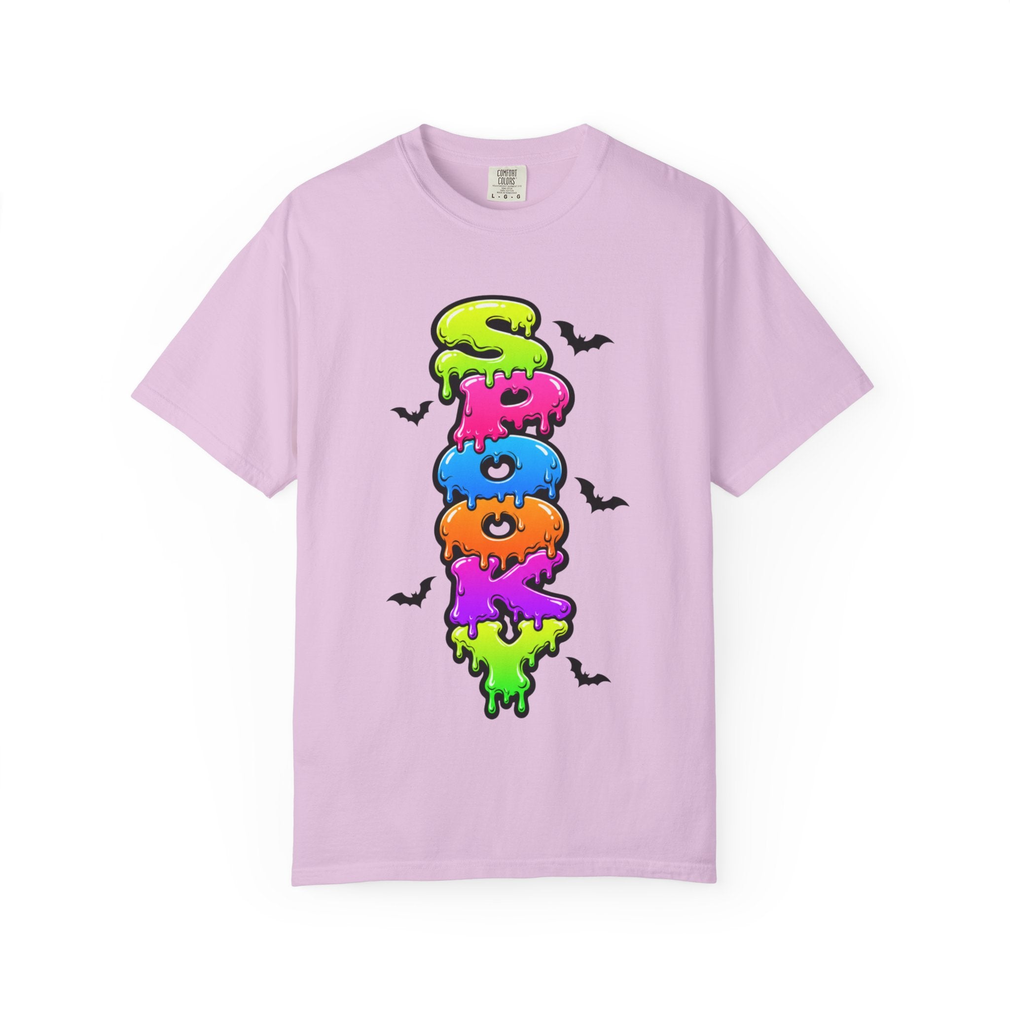 Spooky Colorful Spook Drippy Halloween T Shirt