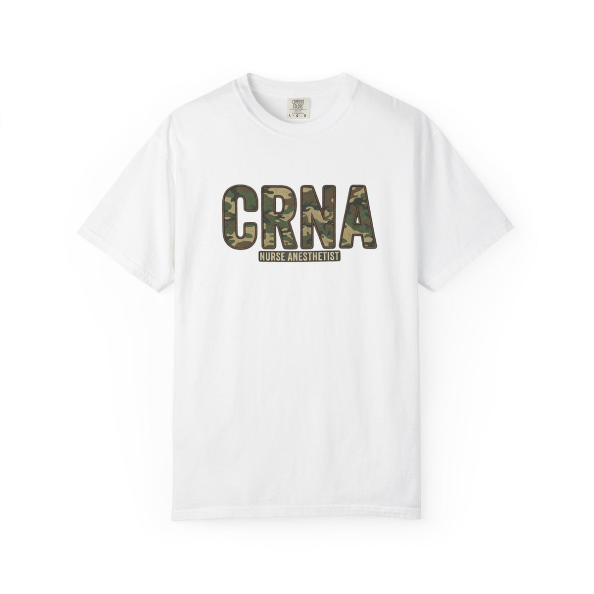 CRNA Camo T-Shirt — Nurse Anesthetist Military Style
