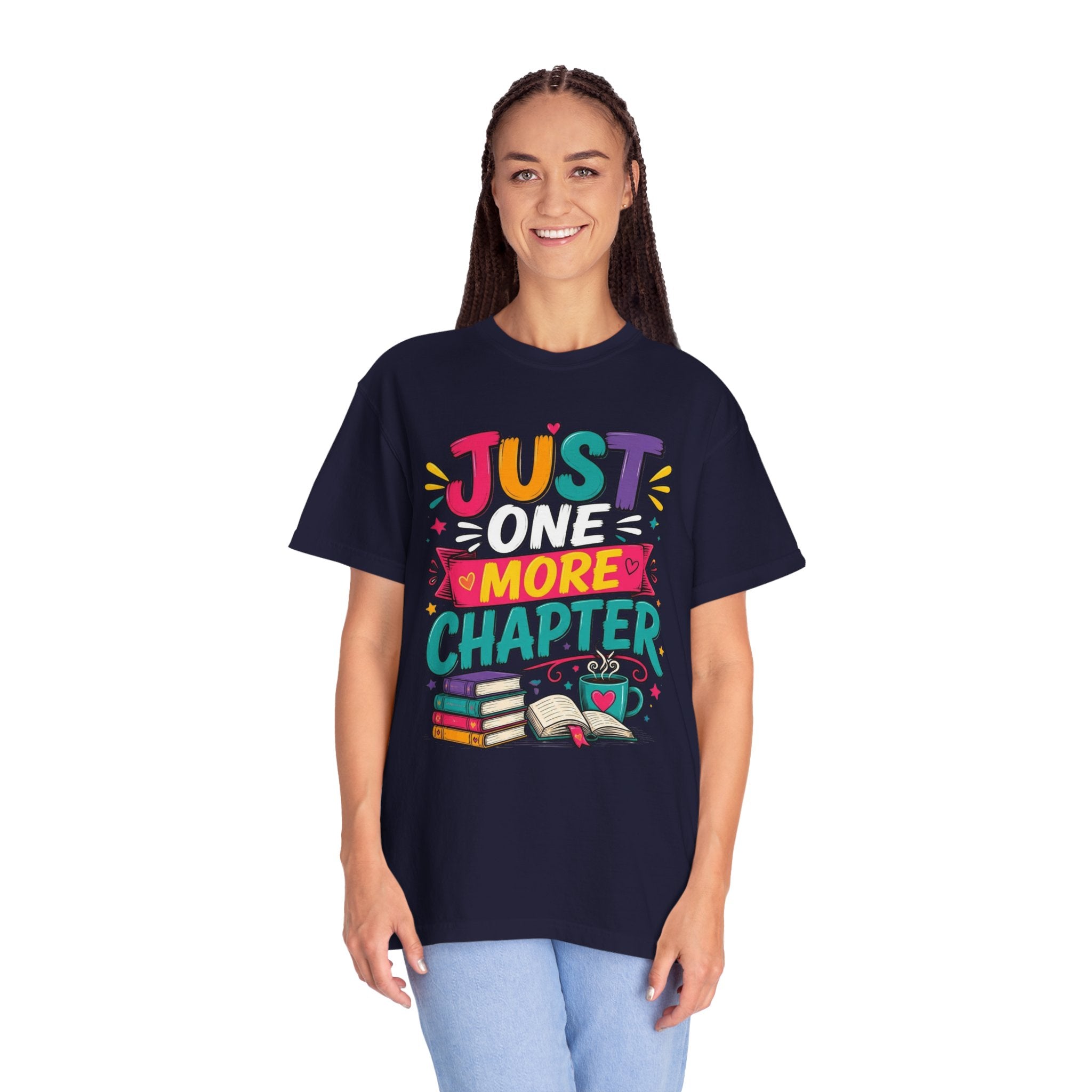 T-Shirt  Just One More Chapter Book Lover Graphic Tee