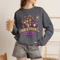 Good Riddance 2026 Sweatshirt, Funny New Years Eve Outfit, Sassy Skeleton Cowgirl Crewneck, Western Leopard Print Shirt, Sarcastic Gift