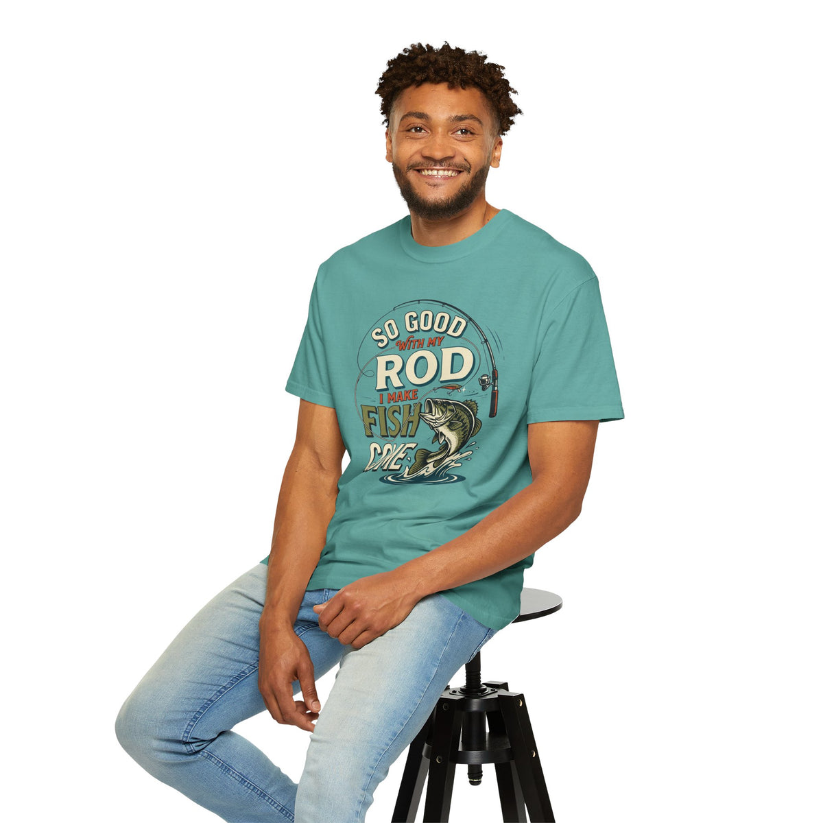 Fishing T Shirt So Good With My Rod I Make Fish Come Graphic Tee