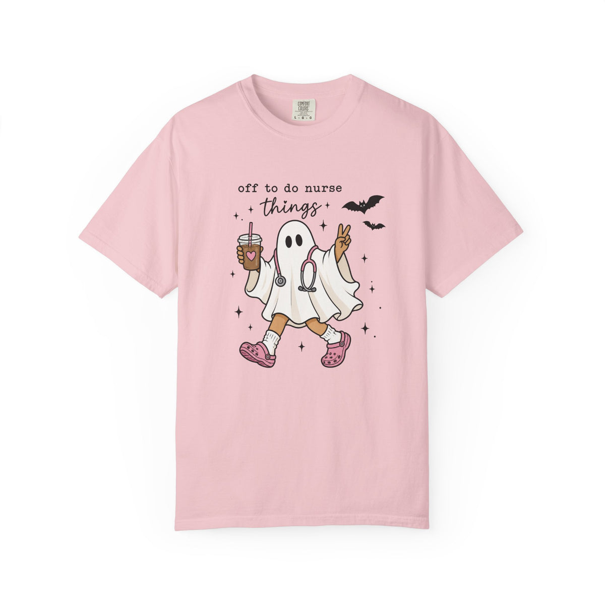 Nurse Ghost Halloween T Shirt Off to Do Nurse Things Cute Medical Costume Tee