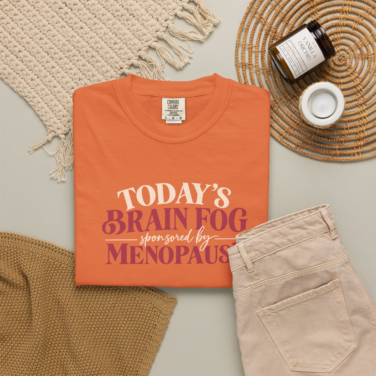Today's Brain Fog Inspired by Menopause Tee shirt | Funny Menopause Tee