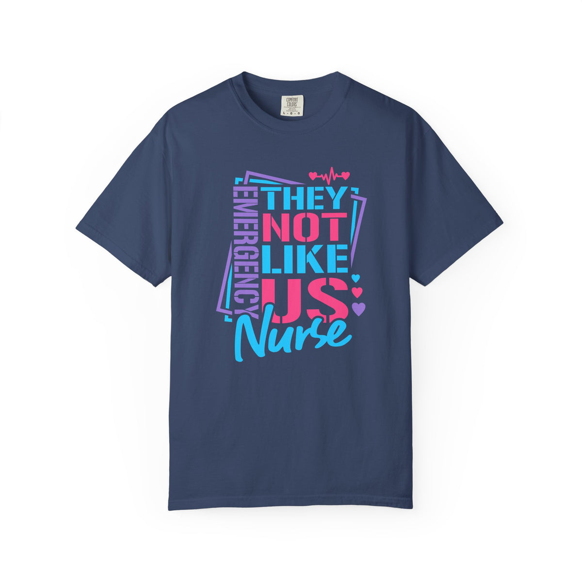 Emergency Nurse Shirt, They Not Like Us Nurse Tee, Funny ER Nurse Gift, Emergency Room Nurse T-Shirt, Healthcare Worker Gift