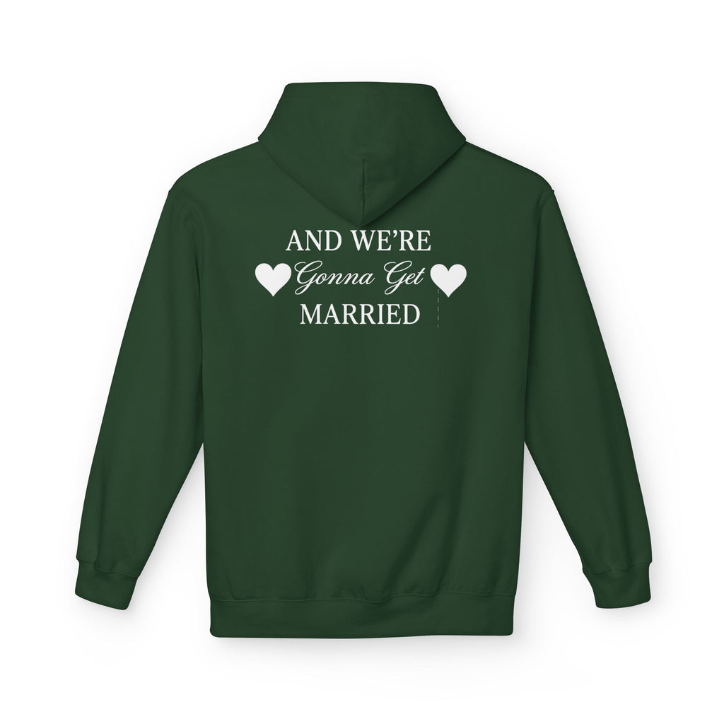 Engaged Couple Hoodie And We're Gonna Get Married Wedding Announcement Pullover