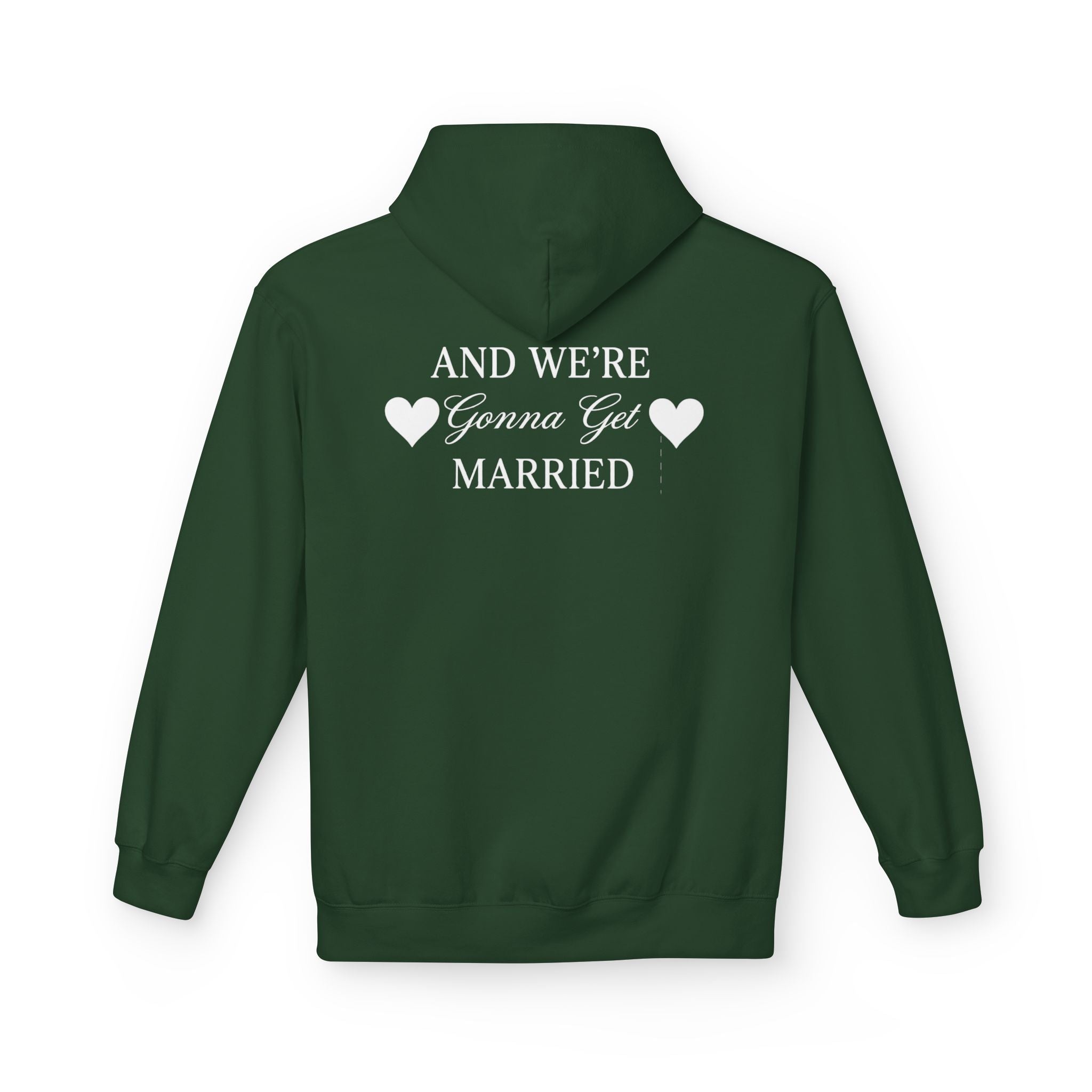 Engaged Couple Hoodie And We're Gonna Get Married Wedding Announcement Pullover