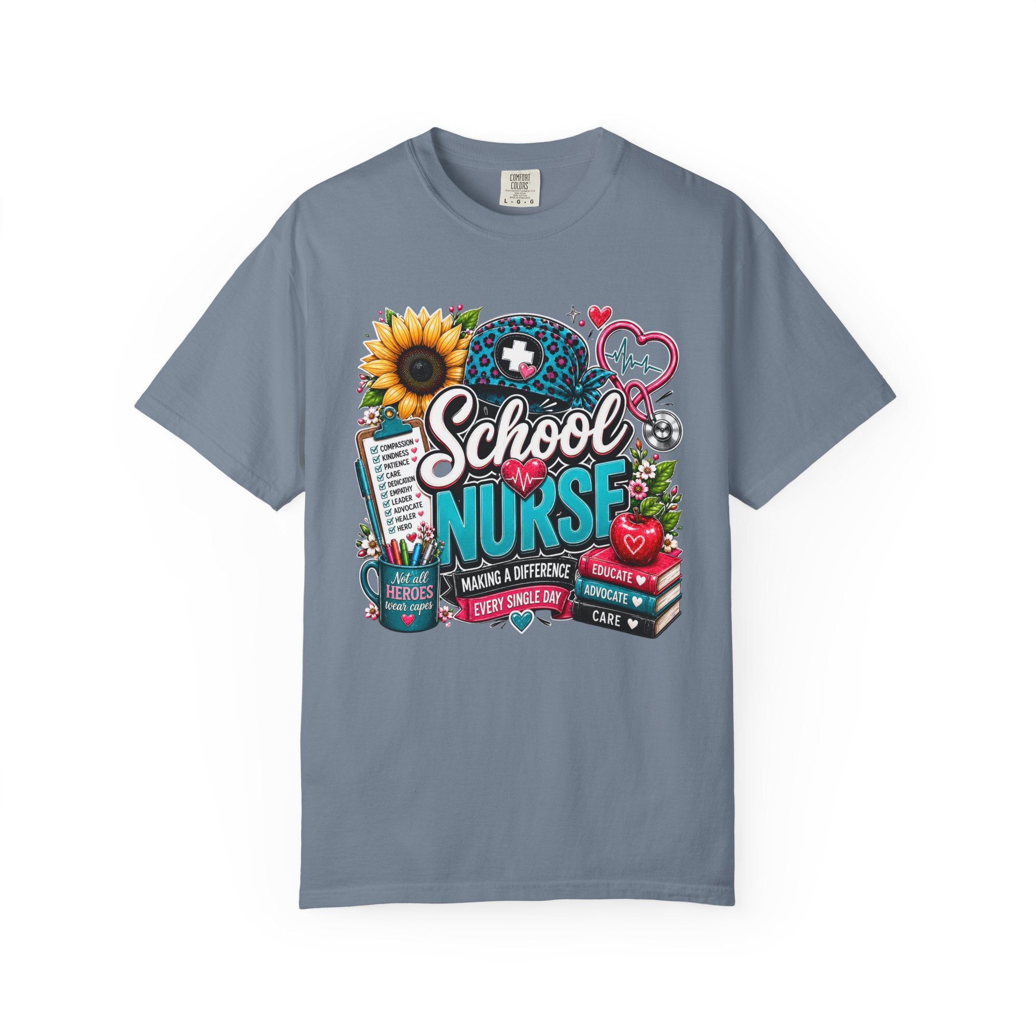 School Nurse T Shirt Making a Difference Graphic Tee