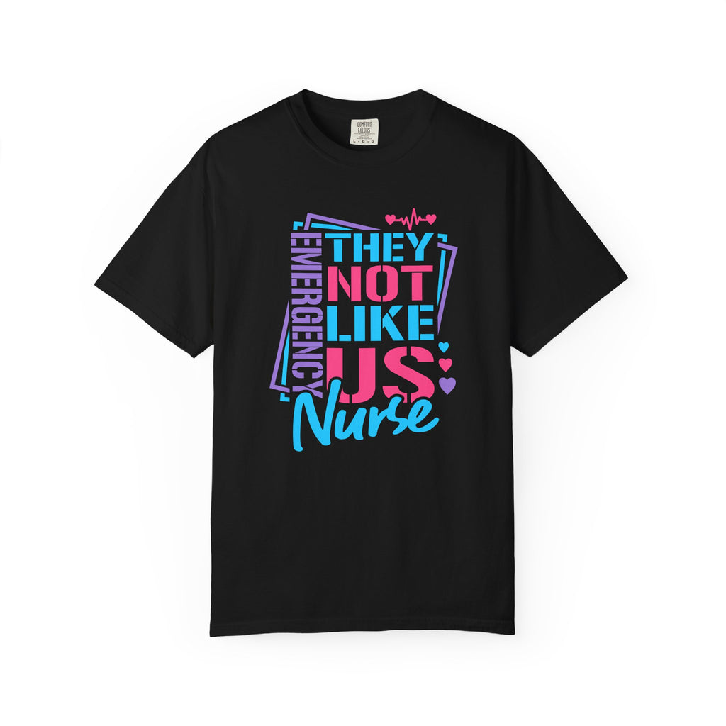 Emergency Nurse Shirt, They Not Like Us Nurse Tee, Funny ER Nurse Gift, Emergency Room Nurse T-Shirt, Healthcare Worker Gift