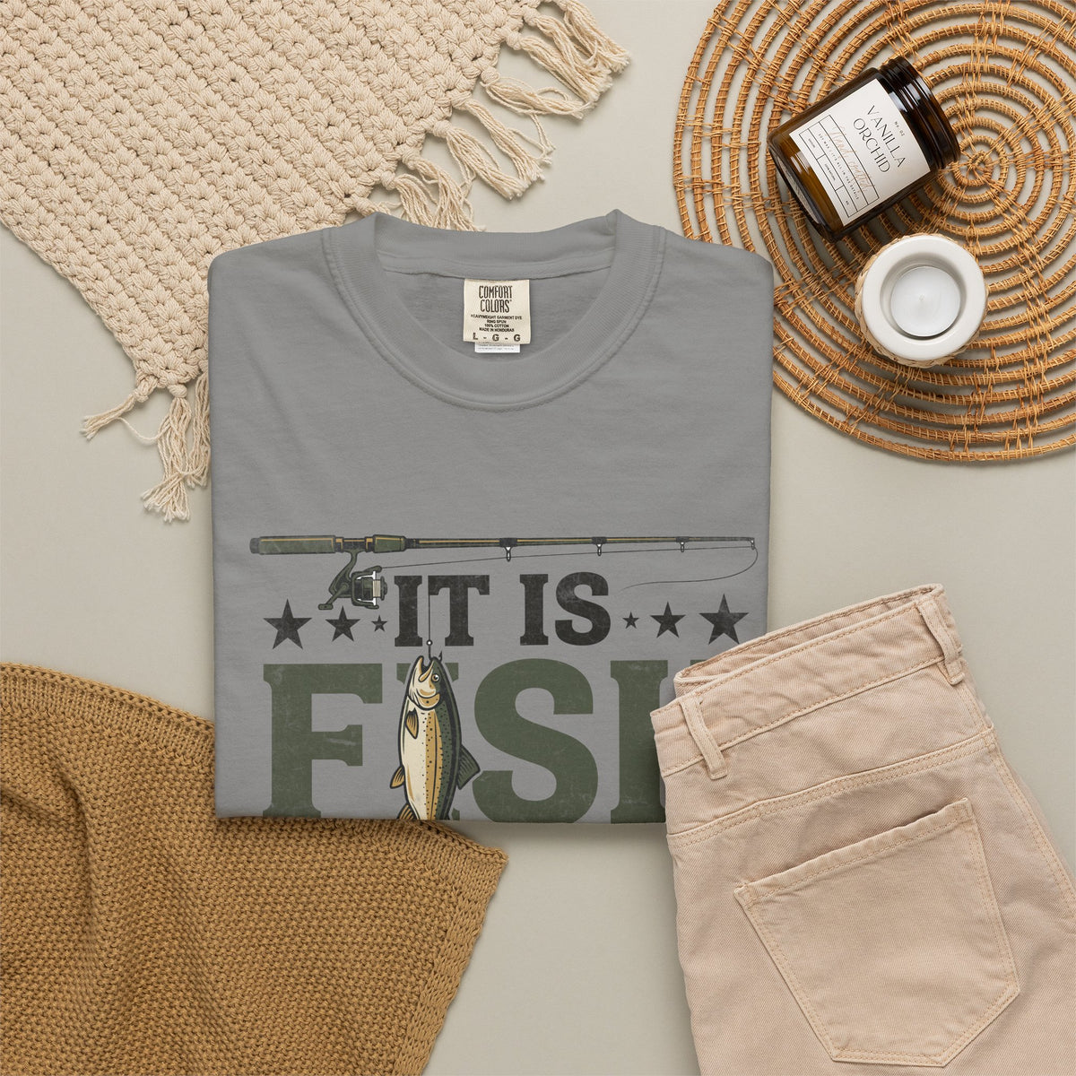 It Is Fish O Clock T Shirt Fishing Graphic Tee