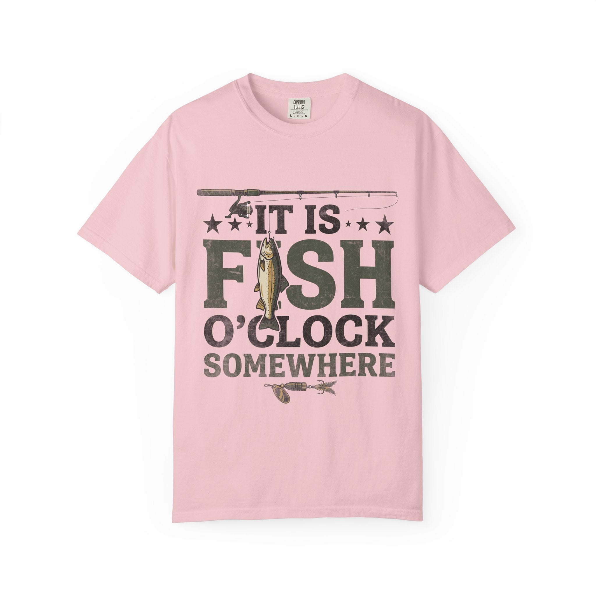 It Is Fish O Clock T Shirt Fishing Graphic Tee