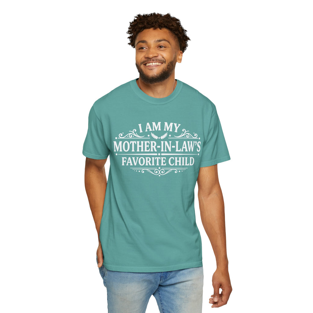 Mother in Laws Favorite Child T Shirt Funny Family Gift Tee