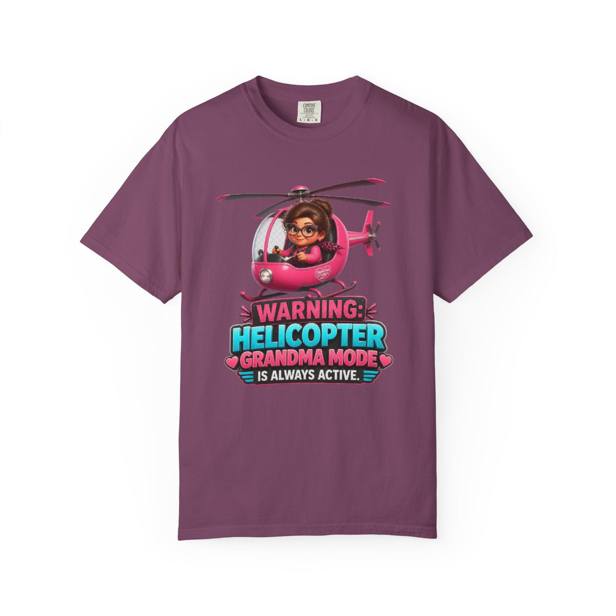 Helicopter Grandma T Shirt Warning Helicopter Grandma Mode Is Always Active