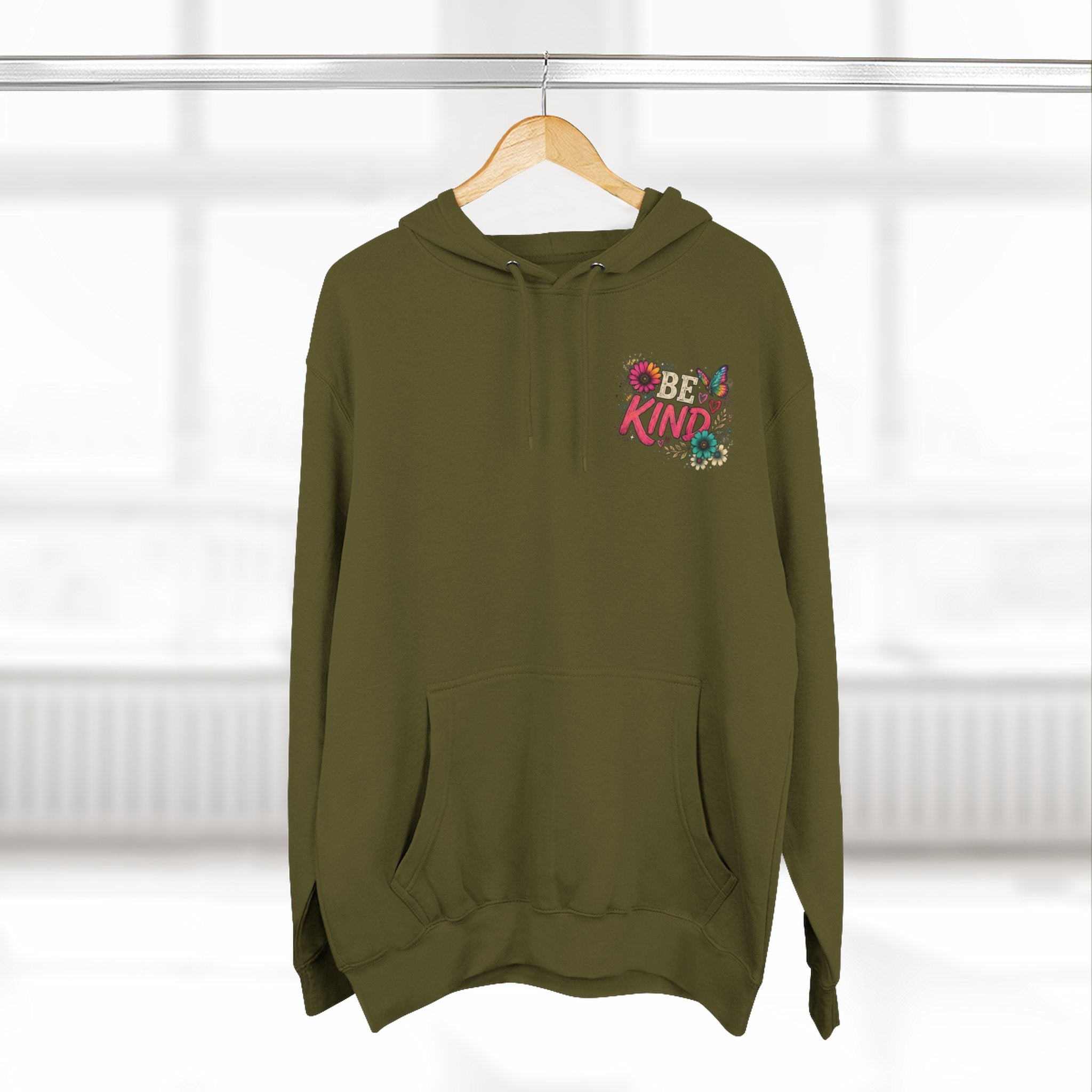 Hoodie Dont Let the Ugly Kill the Beauty in You Floral Graphic Hoodie