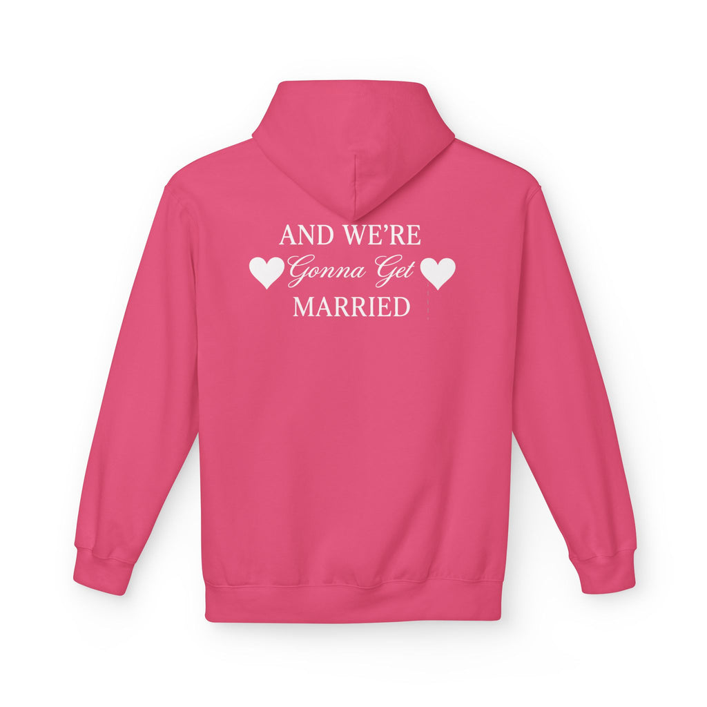 Engaged Couple Hoodie And We're Gonna Get Married Wedding Announcement Pullover