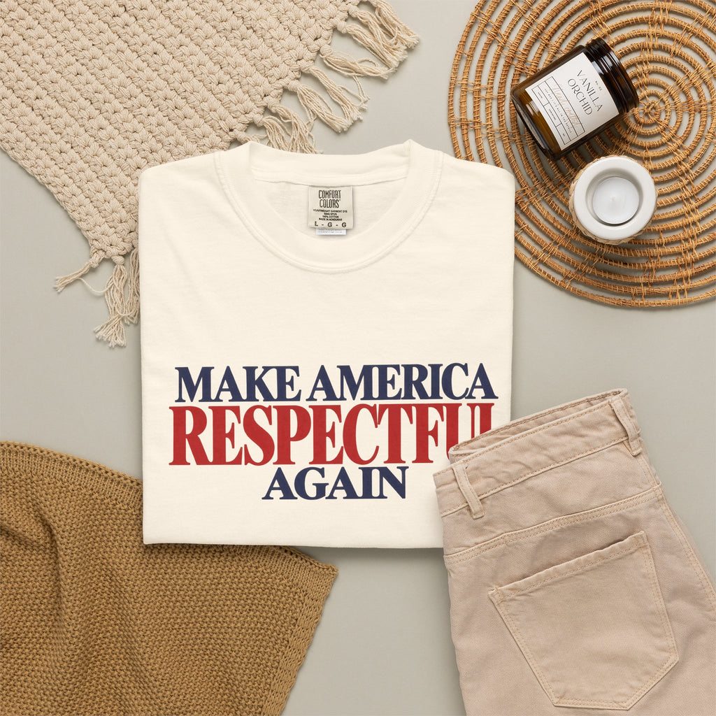 Make America Respectful Again Shirt, Respect Over Hate Tee, Patriotic Unity T-Shirt, Comfort Colors Unisex Kindness Shirt